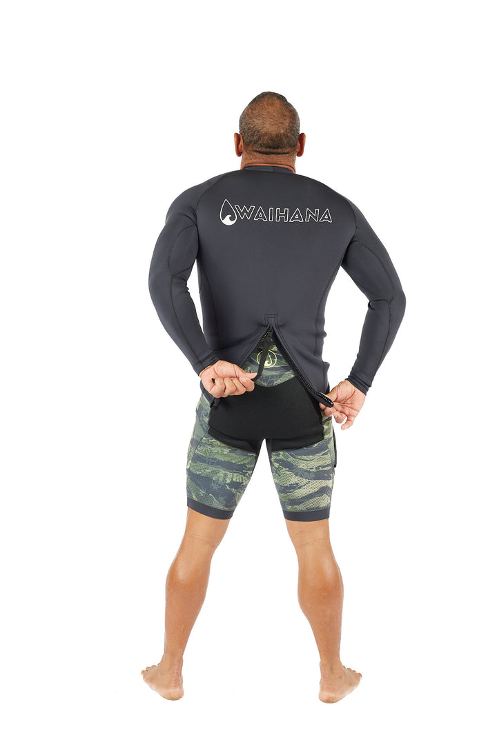 Men's Essentials Rear-zip Surf Top