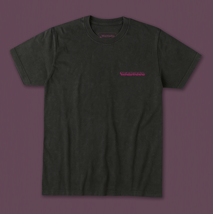 Pink Logo Premium Acid Washed Pima T-Shirt