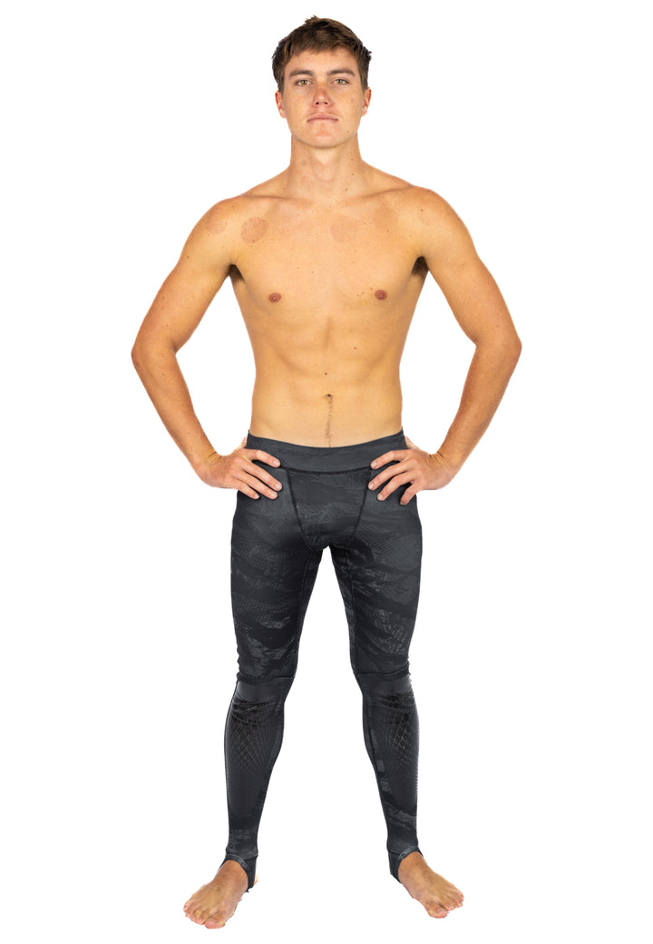 Tropicam Black Lycra Leggings