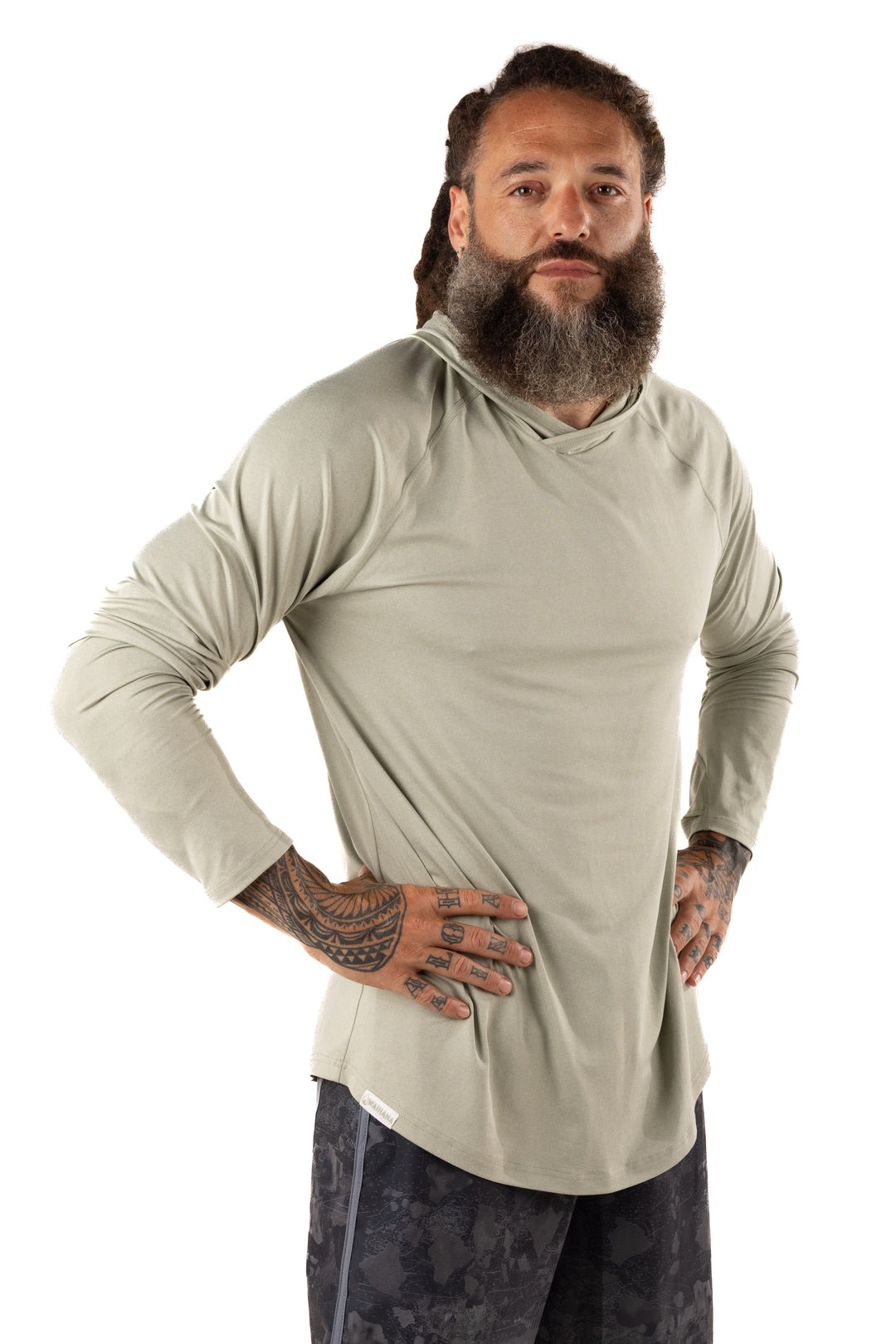 Mariner Green Hooded Long Sleeve