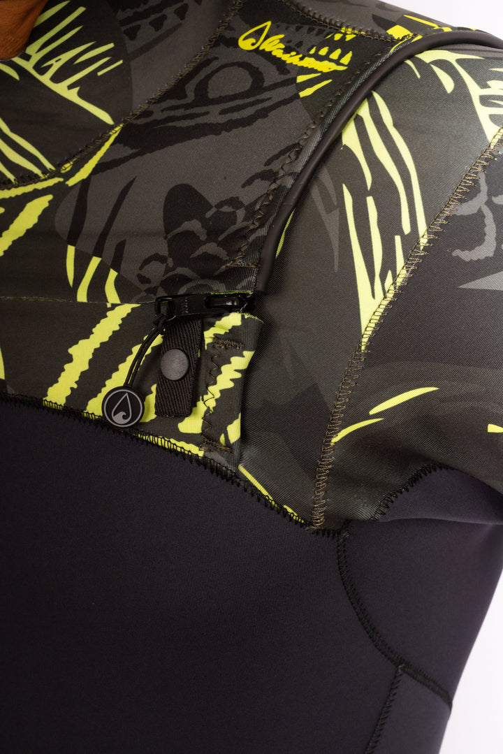 Men's Lime Fishbone Long Sleeve Spring Suit