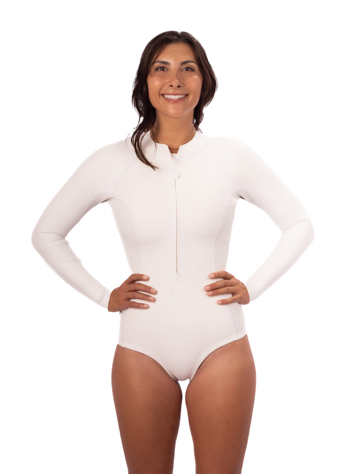 Women's White SiPrene Shorty